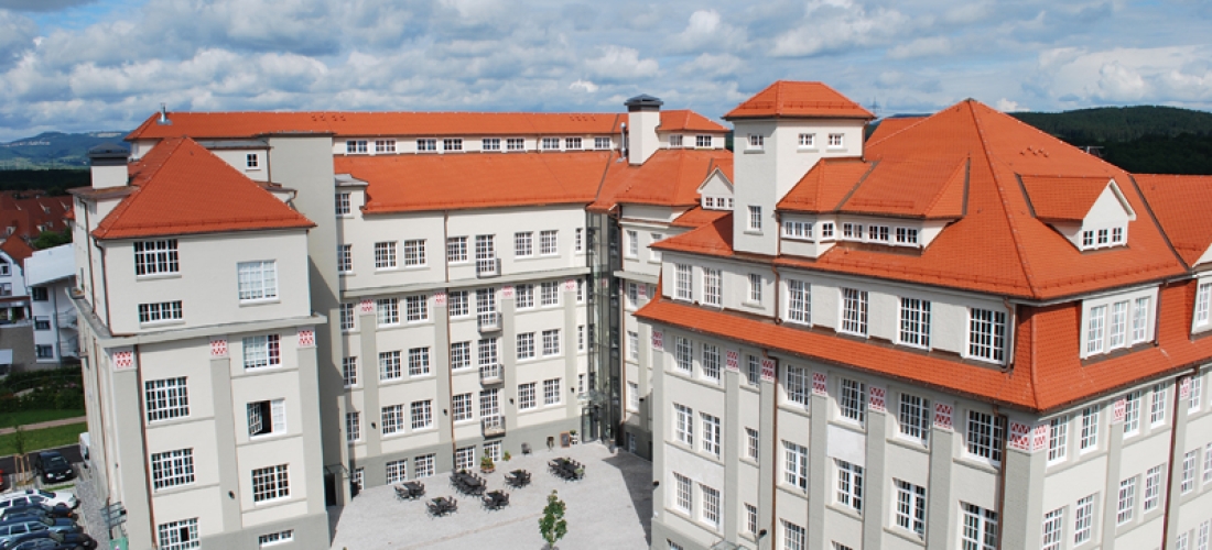 Bild vom Gebäude des Deutschen Harmonika Museums in Trossingen