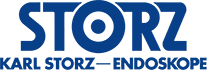 blaues Logo mit blauem Schriftzug Storz Karl Storz - Endoskope
