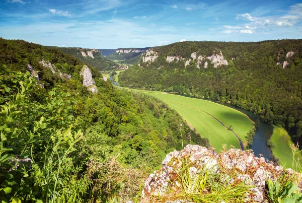 Blick vom Eichfelsen