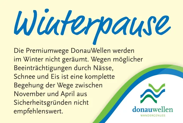 Winter auf Wanderwegen