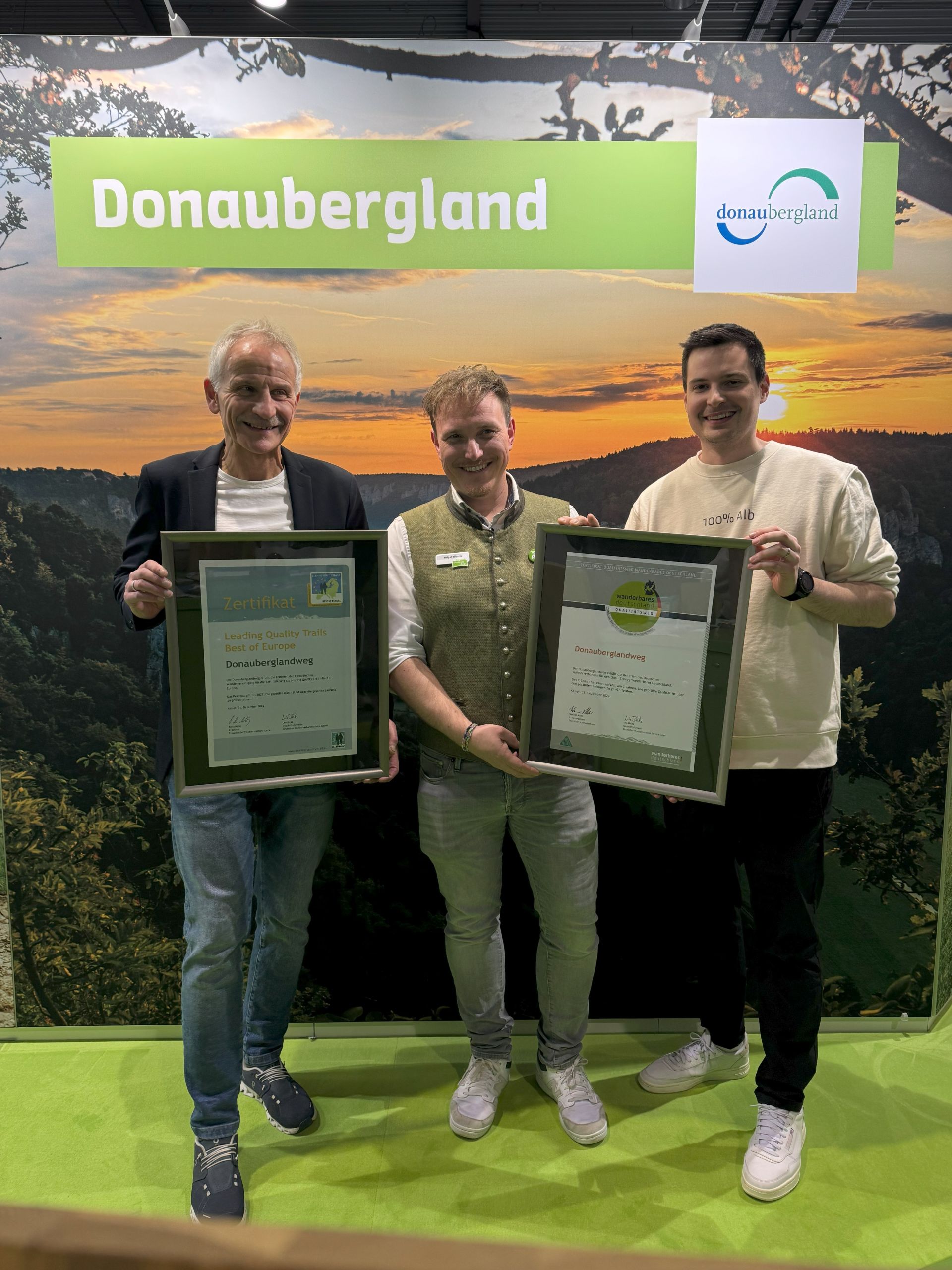 Wanderwege-Prämierung auf der CMT